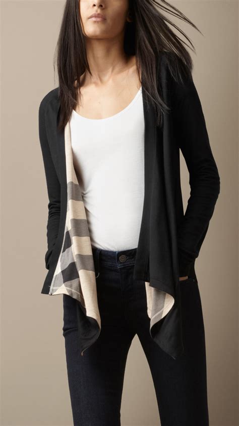 burberry cardigan with hood|Burberry reversible cardigan.